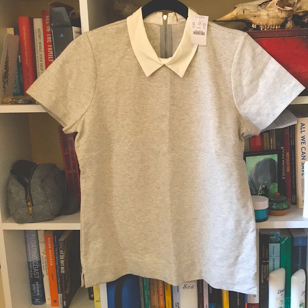 NWT JCrew top with collar